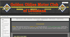 Desktop Screenshot of goldenoldiesmotorclub.com